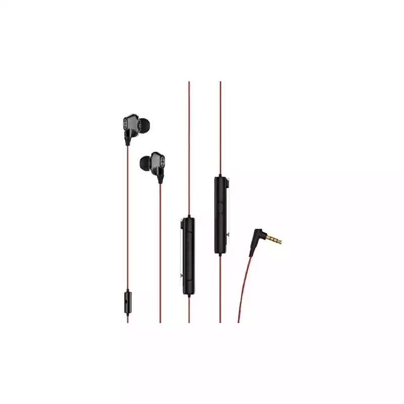Baseus H08 In-ear Wired 3D Gaming Earphone (Red-Black) thumbnail