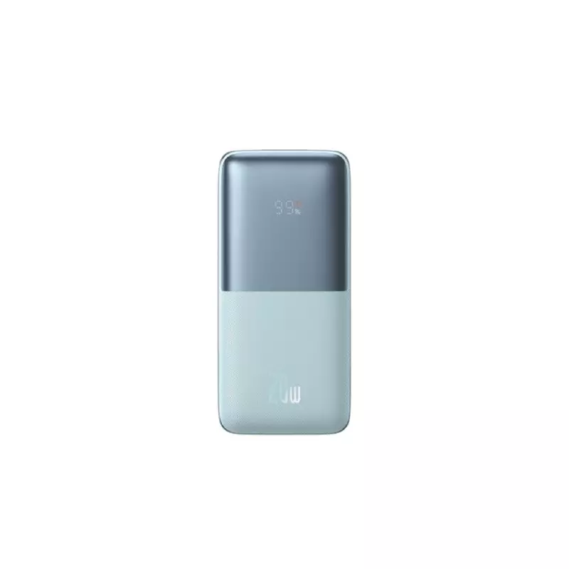 Baseus Bipow Pro 20W 10000mAh Digital Display Fast Charge Power Bank (Blue)