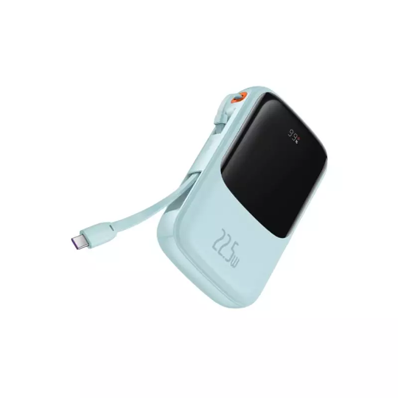 Baseus Qpow Pro 22.5W 10000mAh Type-C Digital Display Fast Charge Power Bank (Blue)