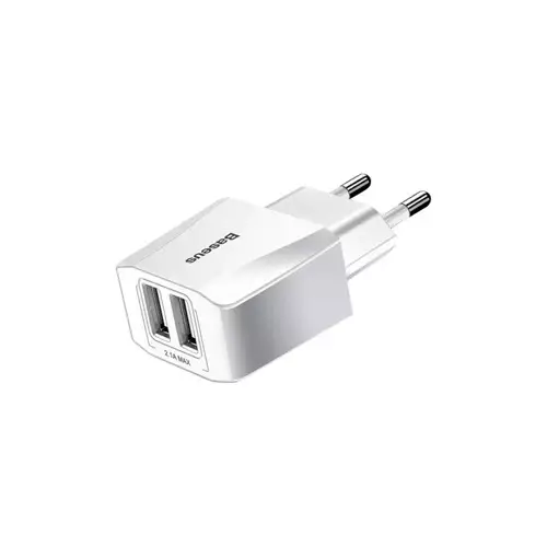 Baseus Mini Dual USB EU 2.1A Wall Charger-1