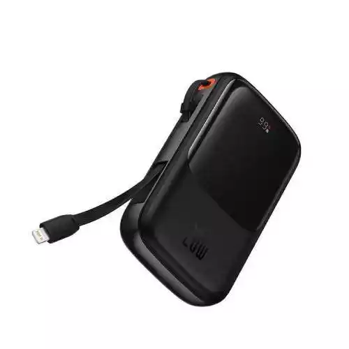 Baseus Qpow Pro 20W 20000mAh Digital Display Fast Charge Power Bank (Black) thumbnail