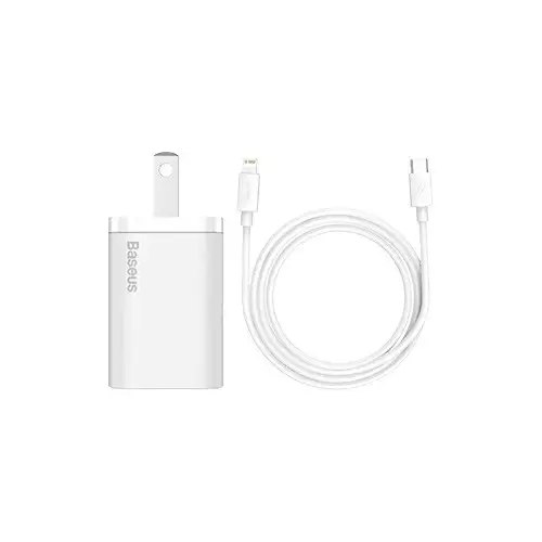 Baseus Super Si 1C 20W CN Sets Quick Charger White