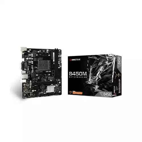 BIOSTAR B450MHP AM4 AMD MOTHERBOARD thumbnail