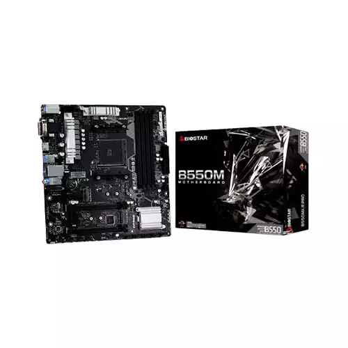 BIOSTAR B550MX/C PRO AM4 MICRO ATX AMD MOTHERBOARD