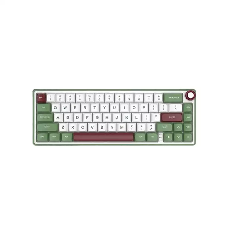 Royal Kludge RK R65 Wired RGB Brown Switch Mechanical Gaming Keyboard (Greensand)