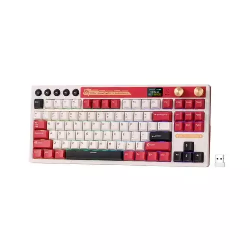 Royal Kludge M87 Mechanical Keyboard - Cream Switch