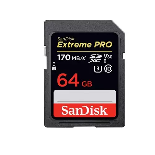 SanDisk 64GB Extreme PRO UHS-I SDXC Memory Card
