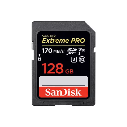 SanDisk 128GB Extreme PRO UHS-I SDXC Memory Card