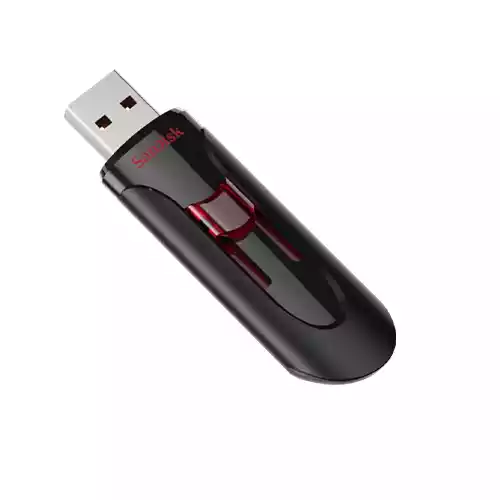 SanDisk Cruzer Glide CZ600 32GB USB 3.0 Black Pendrive thumbnail