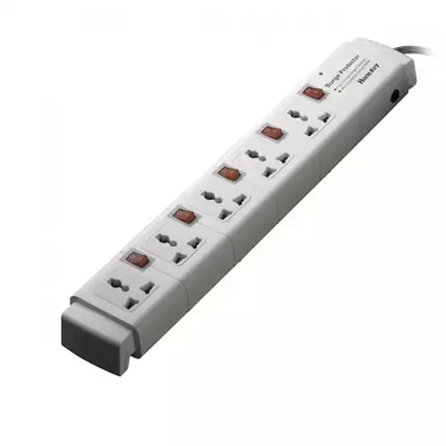 Huntkey PZC504 5 Ports 3 Line Surge Protection Power Strip
