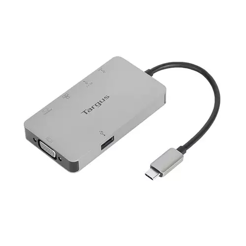 Targus DOCK419AP-60 Type-C Male to HDMI VGA LAN Type-C & Dual USB Female Converter