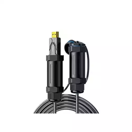 Dtech 8k HDMI To HDMI Armor Fiber Optic Cable With Waterproof Shell thumbnail