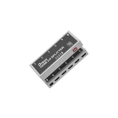 Dtech DT 7214 4K HDMI Splitter (Silver)
