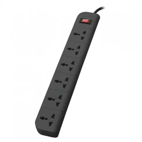 Belkin Power Stribe 6 Port 2 Meter Gray Economy Series
