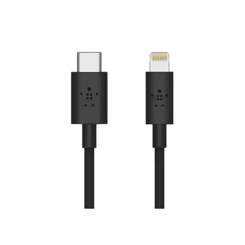 Belkin F8J239bt04-BLK USB-C Cable with Lightning Connector