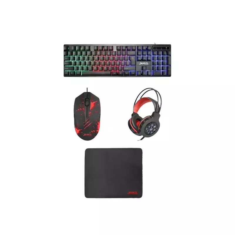 Jedel CP-01 Mouse Keyboard Mousepad & Headset Gaming Combo