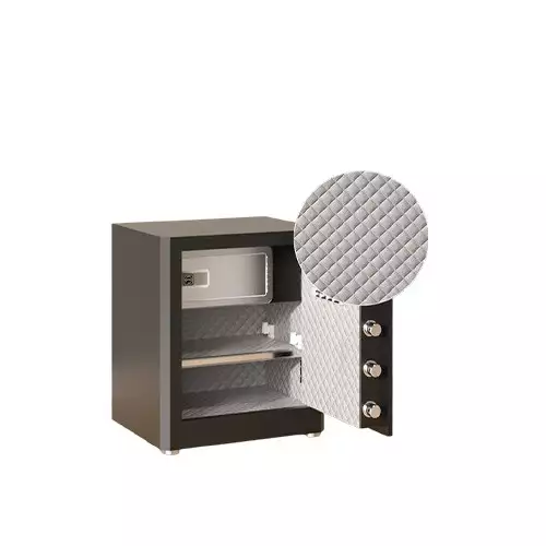Deli-ET596 Fingerprint Password Safe Box