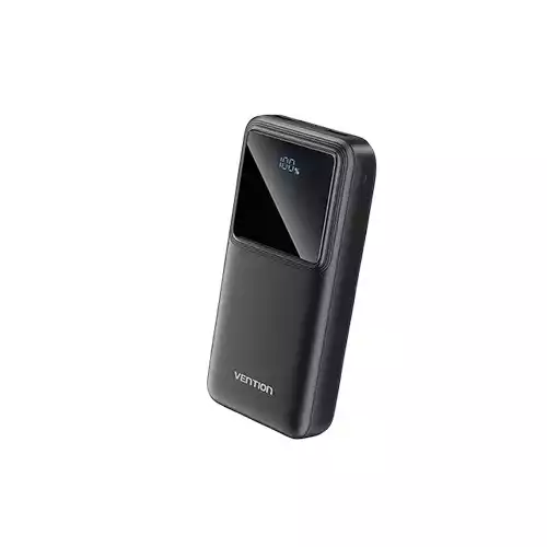 Vention FHLB0 22.5W LED Digital Display 20000mAh Power Bank (Black) thumbnail