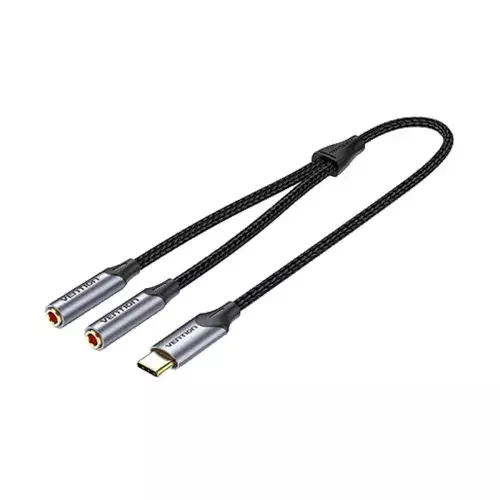 Vention BGNHY Type-C Male to Dual 3.5mm Female Audio Cable