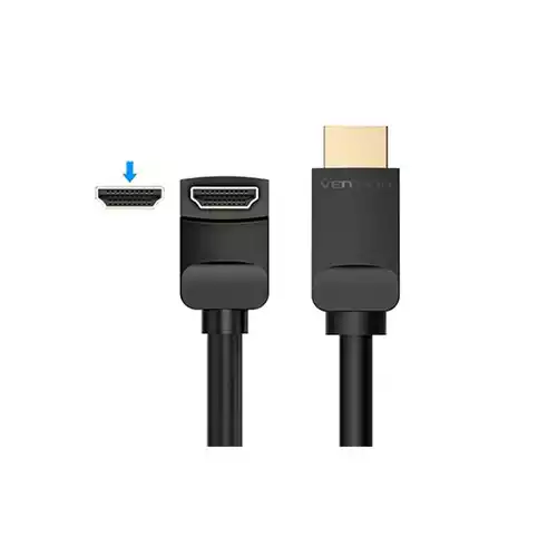 VENTION AARBG 1.5M 90 Degree Right Angle HDMI Cable thumbnail