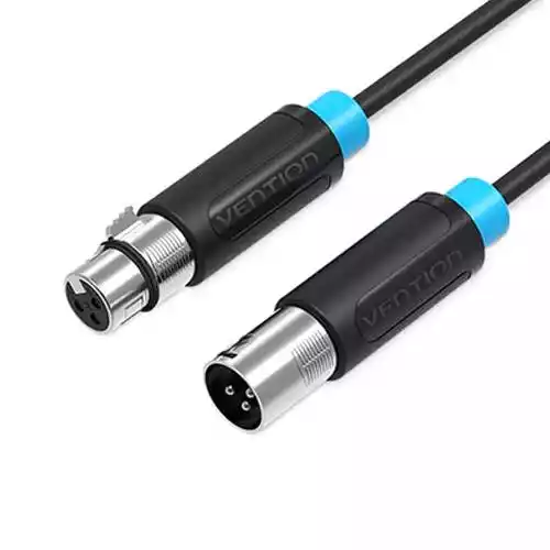 VENTION BBFBL XLR Audio Extension Cable 10M Black thumbnail