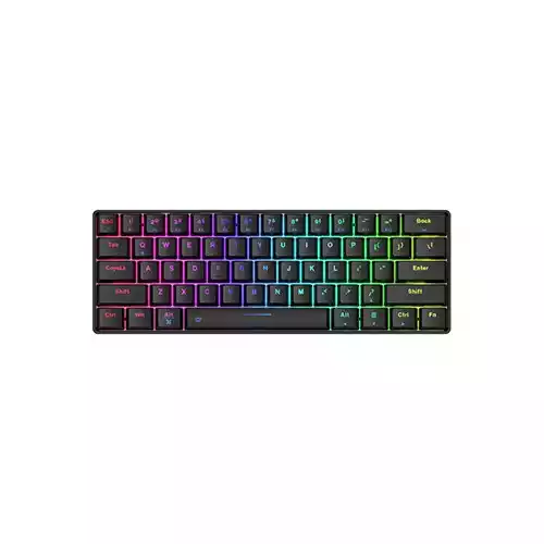 DAREU EK861 TRINITY GTR Tri-Mode Hotswap Mechanical Keyboard (Black) thumbnail
