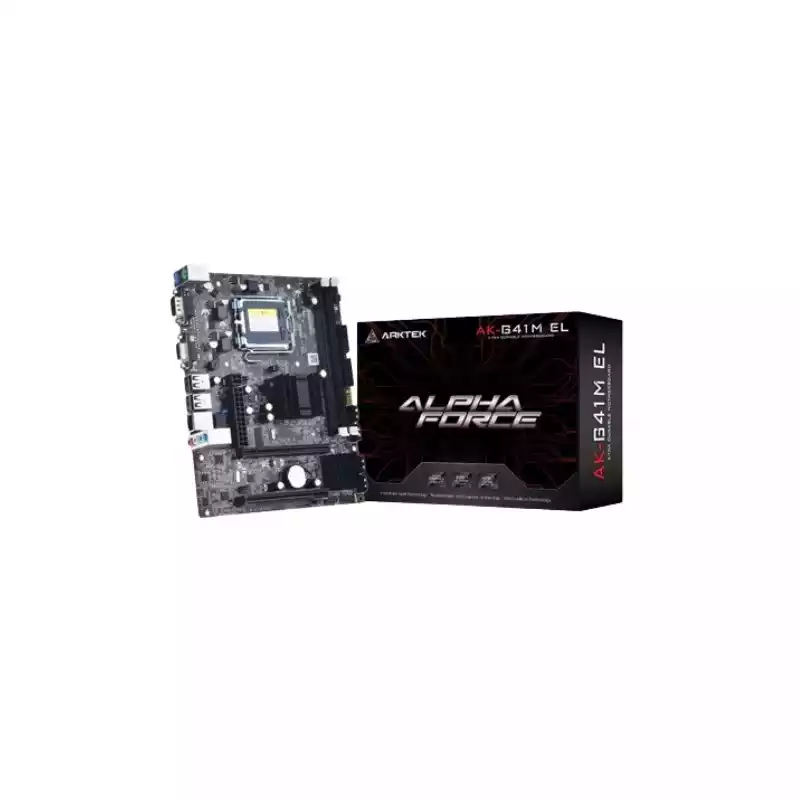 ARKTEK AK-G41M EL LGA775 Dual Channel DDR3 Micro-ATX Motherboard thumbnail
