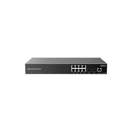 Grandstream GWN7801P 8 Port Gigabit Layer 2+ Managed PoE Network Switch