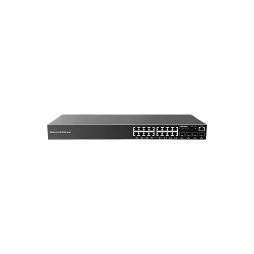 Grandstream GWN7802P 16 Port Gigabit Layer 2+ Managed PoE Network Switch