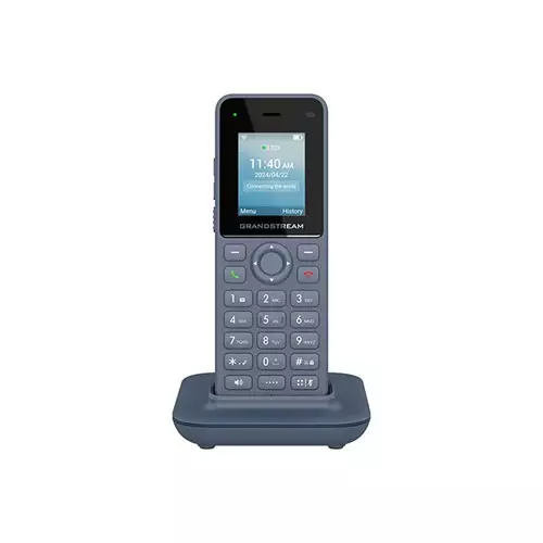 Grandstream WP816 Cordless Wi-Fi Blue IP Phone with 2 SIP Accounts 2 Line-3