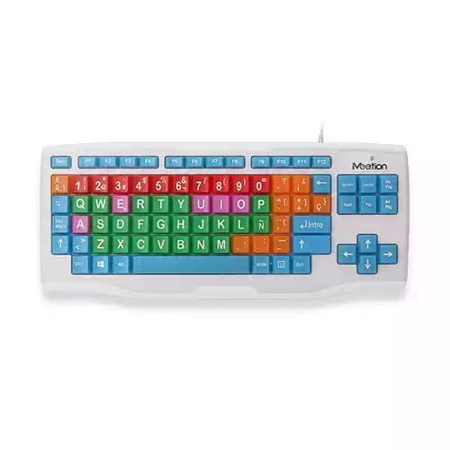 MeeTion MT-K800 Colourful Kids Computer Keyboard