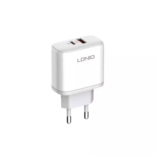 LDNIO A2526C 45W Dual USB QC4.0 Super Fast White Charger