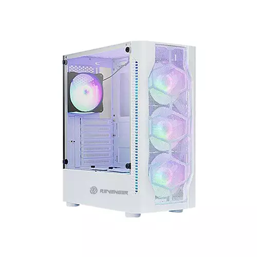 REVENGER HAWA MESH WHITE ATX MID-TOWER GAMING CASE