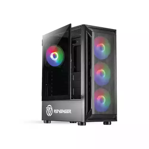 REVENGER JETFIRE 2 RGB GAMING CASE (BLACK)