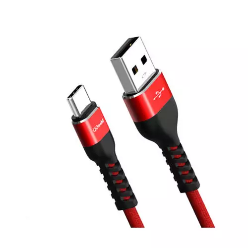 QGeeM QG-CCY03-1 1m Type C Mobile Phone Fast Charging USB Charger Cable