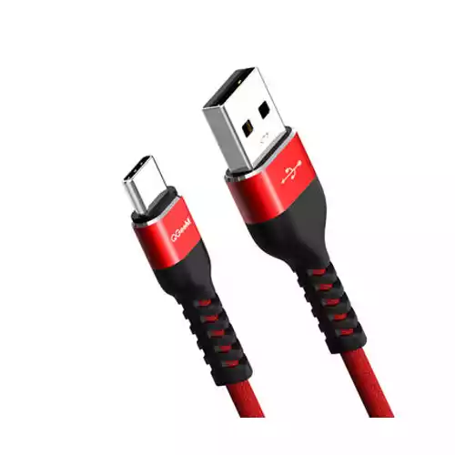 QGeeM QG-CCY03-1 1m Type C Mobile Phone Fast Charging USB Charger Cable thumbnail