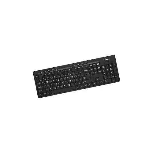 PC Power 602 Office 104 key USB Keyboard (Black)