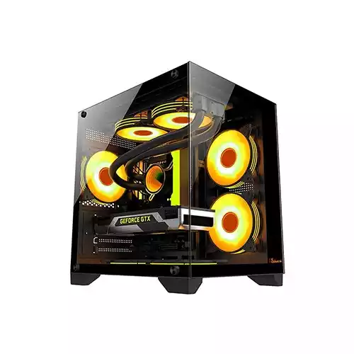 PC Power OCEAN VIEW BK M-Atx Mid Tower Gaming Case thumbnail
