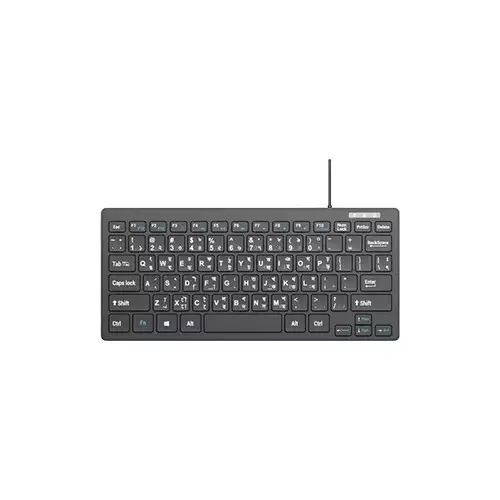 Pc Power PCK-126 Wired Mini Multimedia Keyboard (Black)