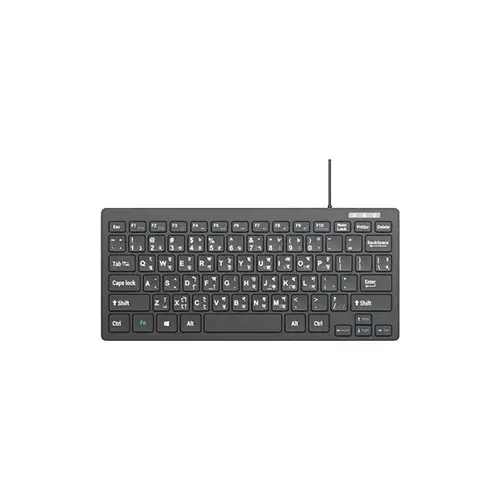 Pc Power PCK-126 Wired Mini Multimedia Keyboard (Black)