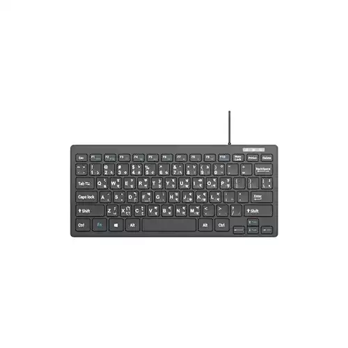 Pc Power PCK-126 Wired Mini Multimedia Keyboard (Black)
