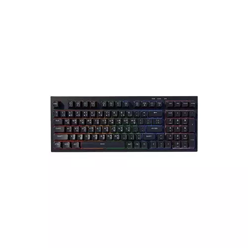 PC Power Silent-98 Wired Gaming Keyboard (Black Knight)