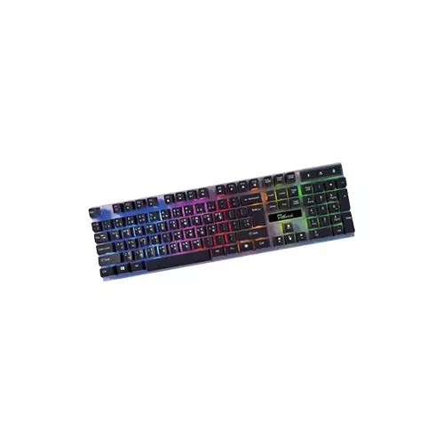 PC Power L801TA Rainbow Glow RGB Keyboard (Black)
