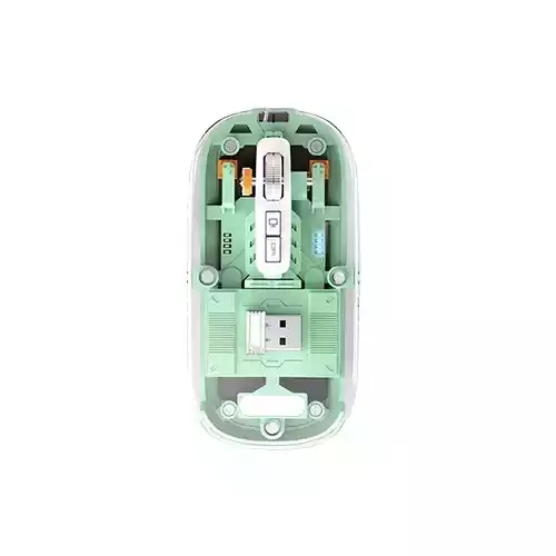 PC Power PGM-P4 RGB Bluetooth Mouse (Green Transparent) thumbnail