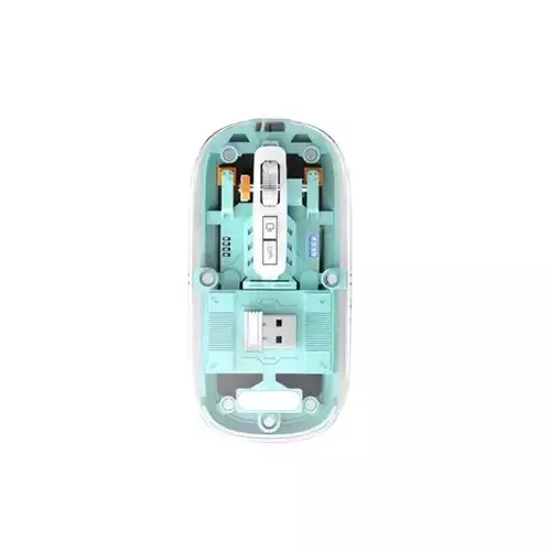 PC Power PGM-P4 RGB Bluetooth Mouse (Blue Transparent)