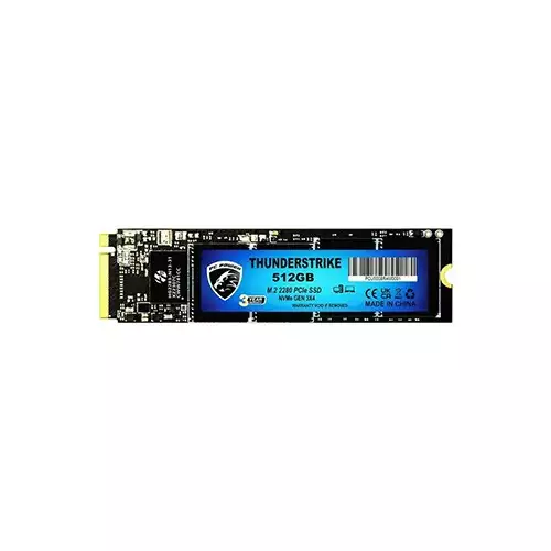 Pc Power Thunderstriker 512GB PCIe Gen3x4 NVMe M.2 Internal SSD
