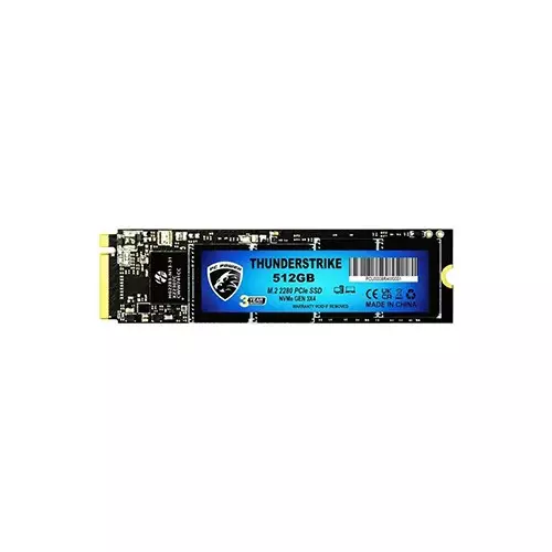 Pc Power Thunderstriker 512GB PCIe Gen3x4 NVMe M.2 Internal SSD