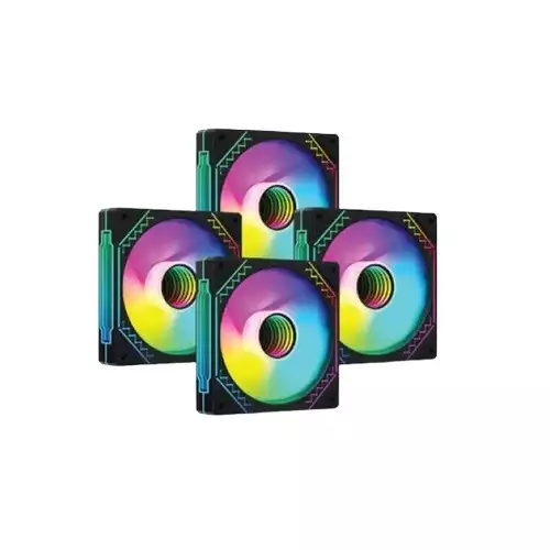 Pc Power IRISH INFINITY F40 4 In 1 ARGB Cooling Black Case Fan