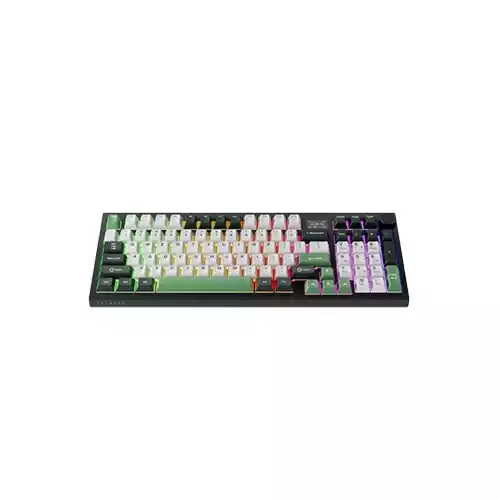 Tecware Spectre 96 Gasket Mounted Mechanical Keyboard with LCD Display (Frosty Forest) thumbnail
