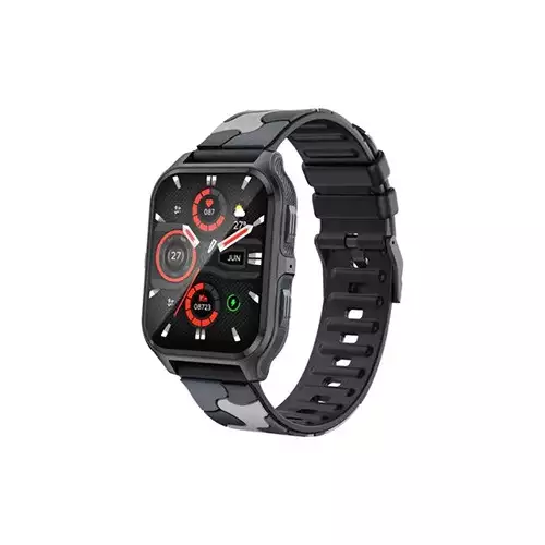 COLMI P73 1.9-Inch Display Bluetooth Calling Smart Watch (Black Camouflage)